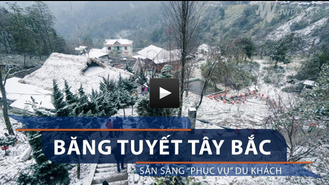 Băng tuyết Tây Bắc sẵn sàng “phục vụ” du khách